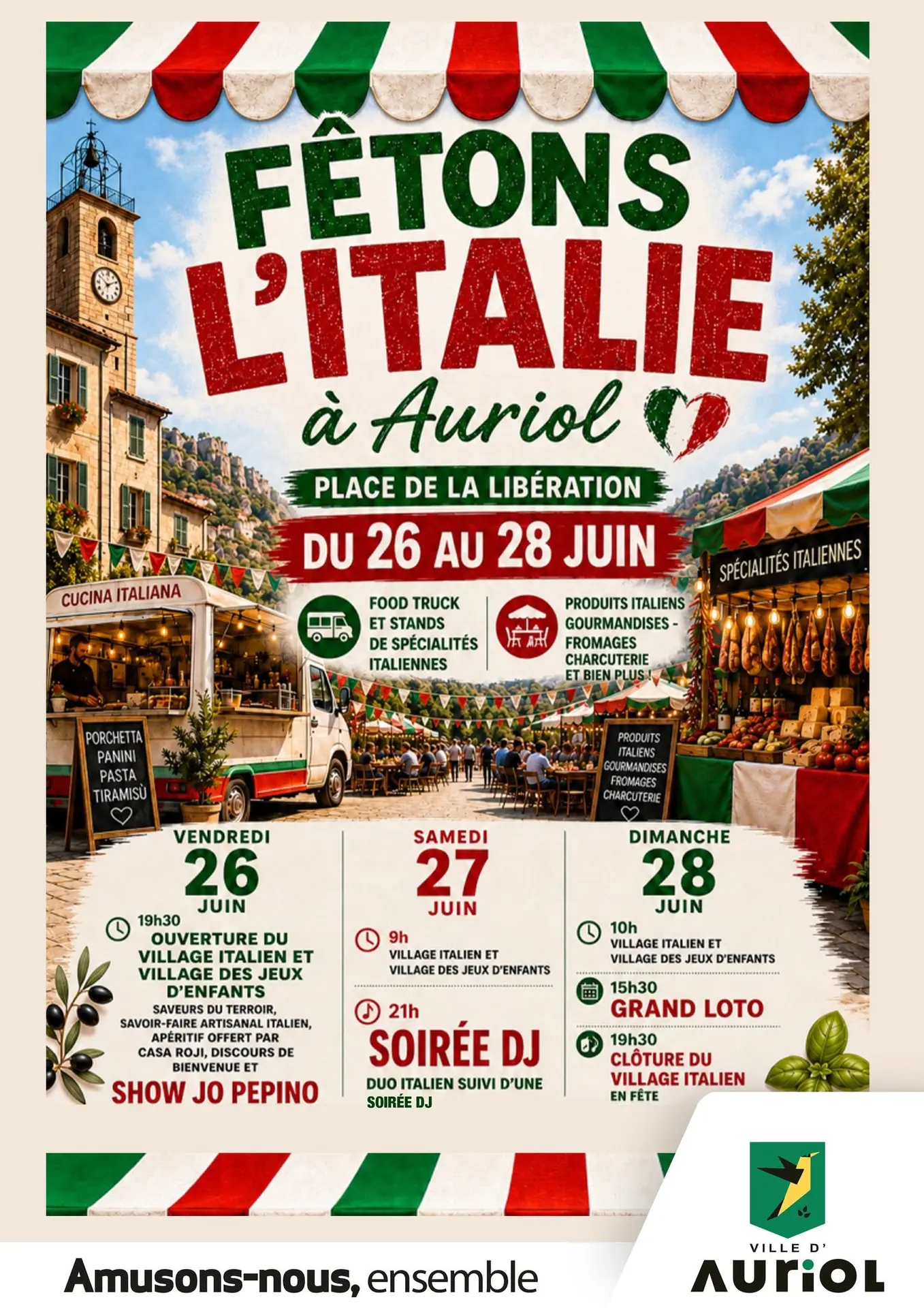 Week-end aux couleurs de l’Italie