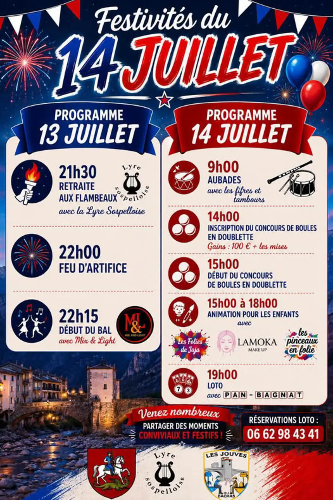 Festivités du 14 juillet : Animations pour les enfants