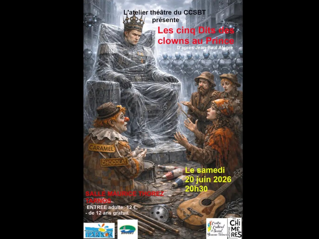 Théâtre "Les cinq Dits des clowns au Prince"