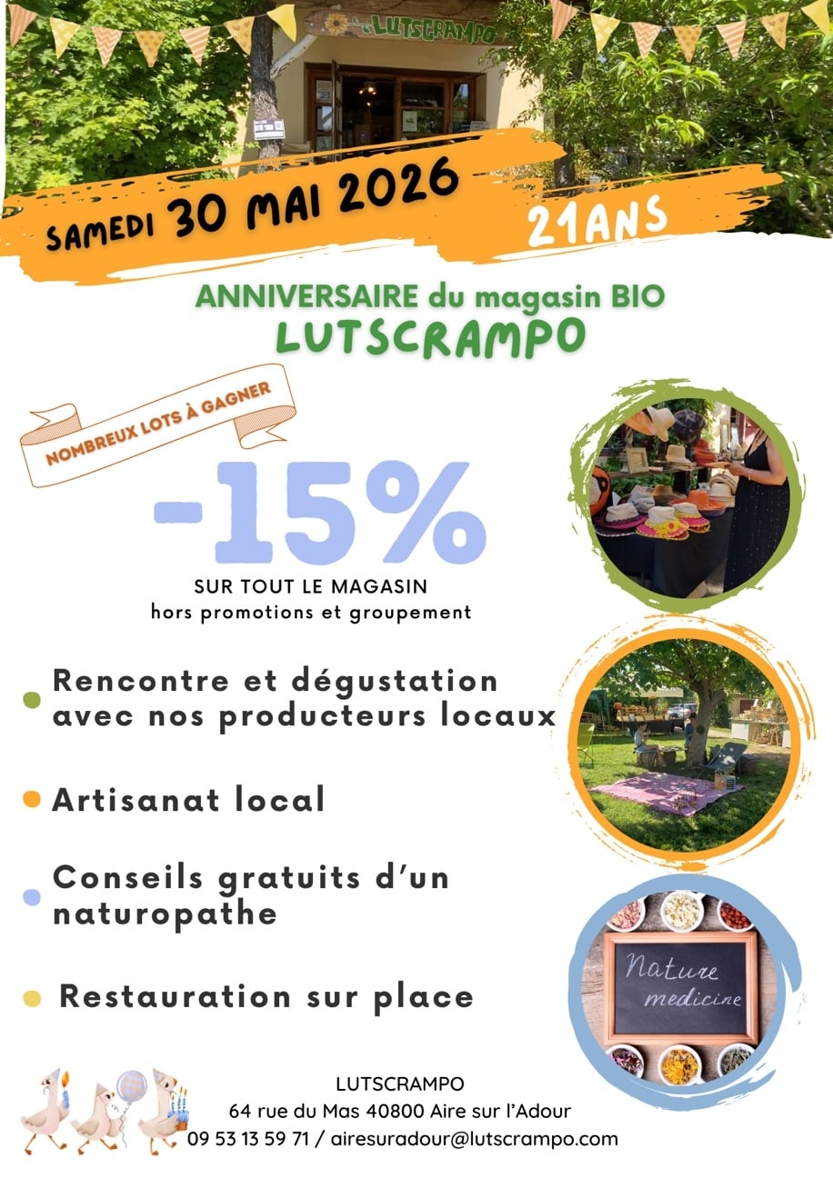 Anniversaire du magasin Lutscrampo