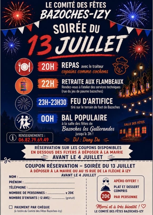 Soirée du 13 juillet