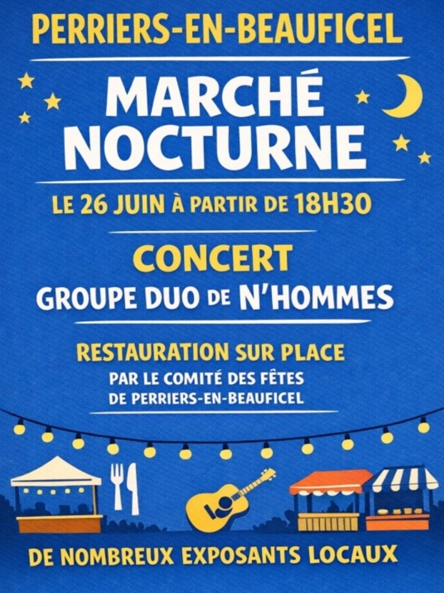 Marché nocturne et concert