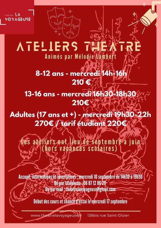 Atelier théâtre 13-16ans