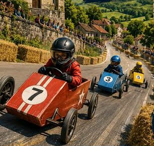 Course de caisse à savon