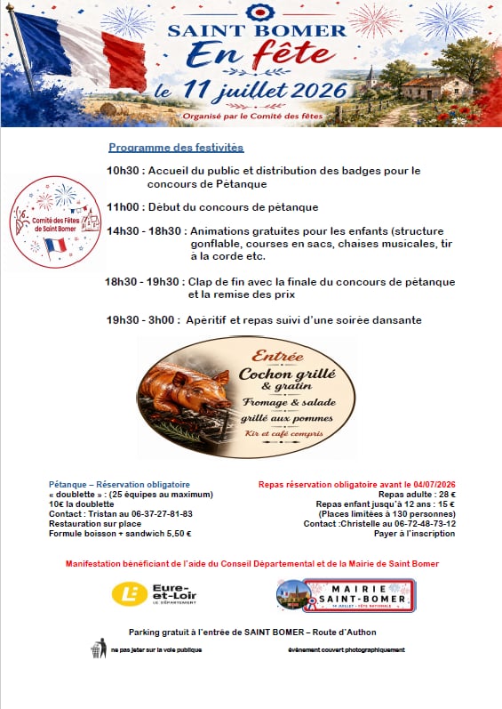 Saint-Bomer - Fête nationale