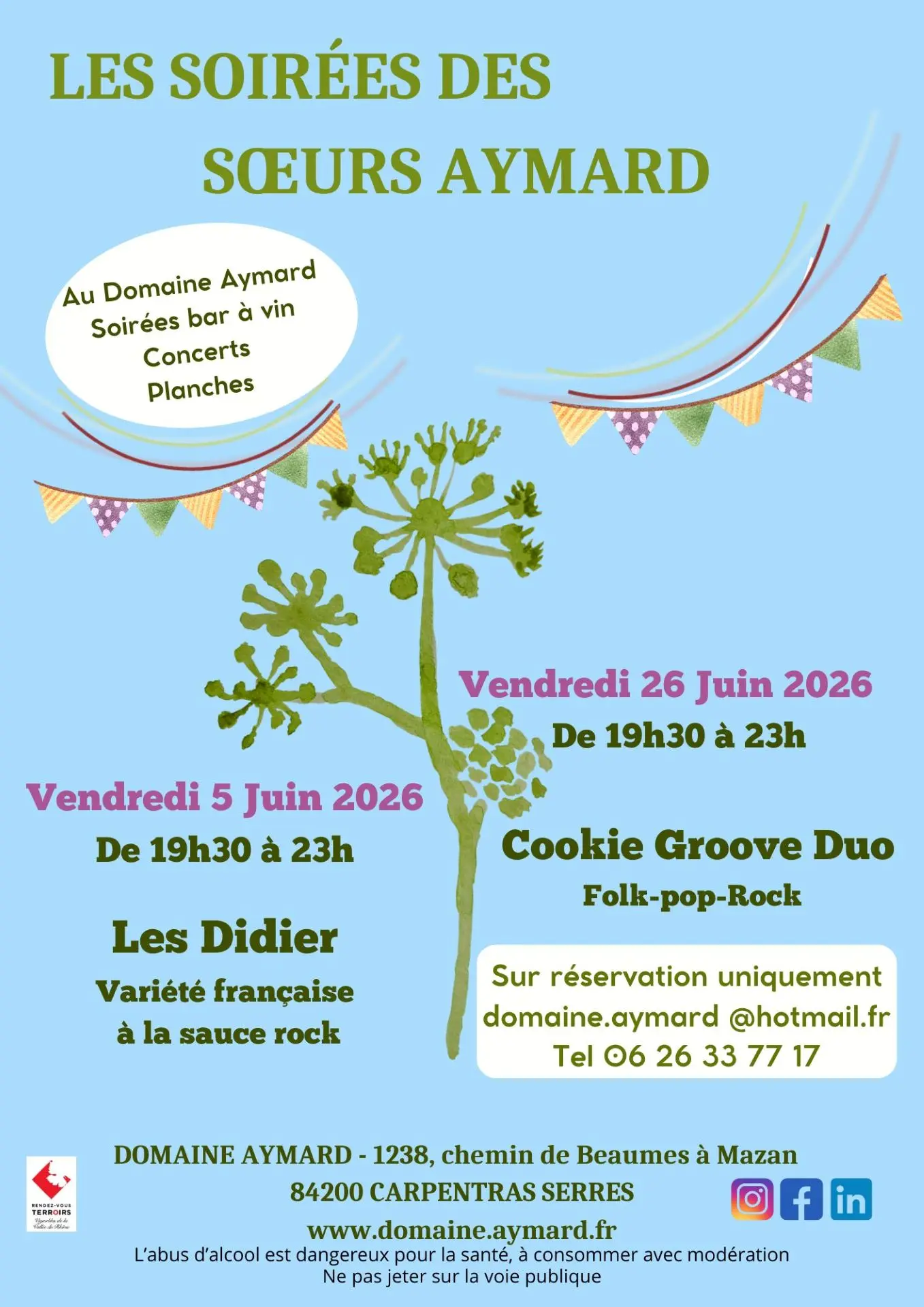 Les soirées des sœurs Aymard avec les Didier