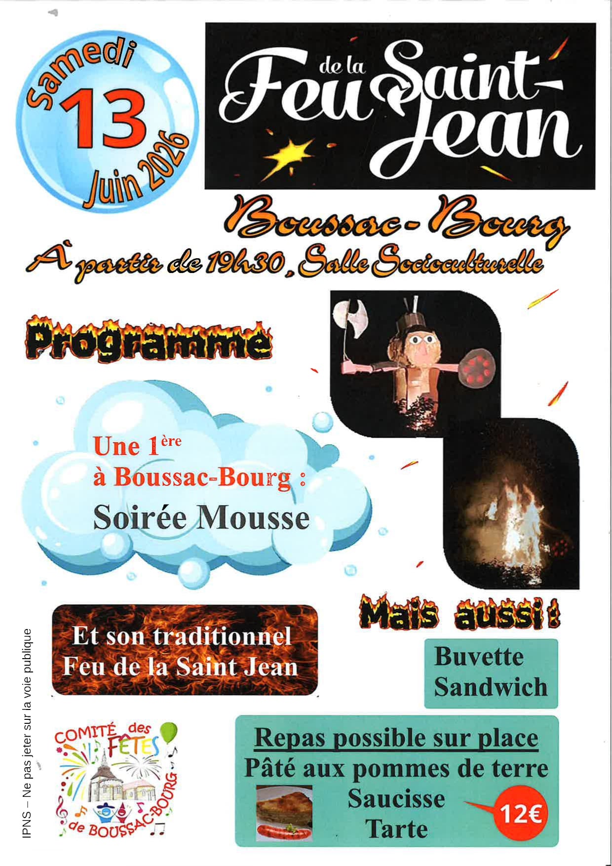 Repas et Feu de la Saint-Jean