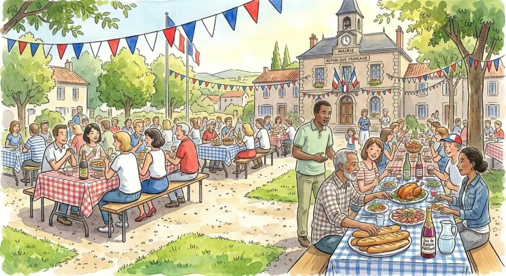 Repas républicain aux Mées