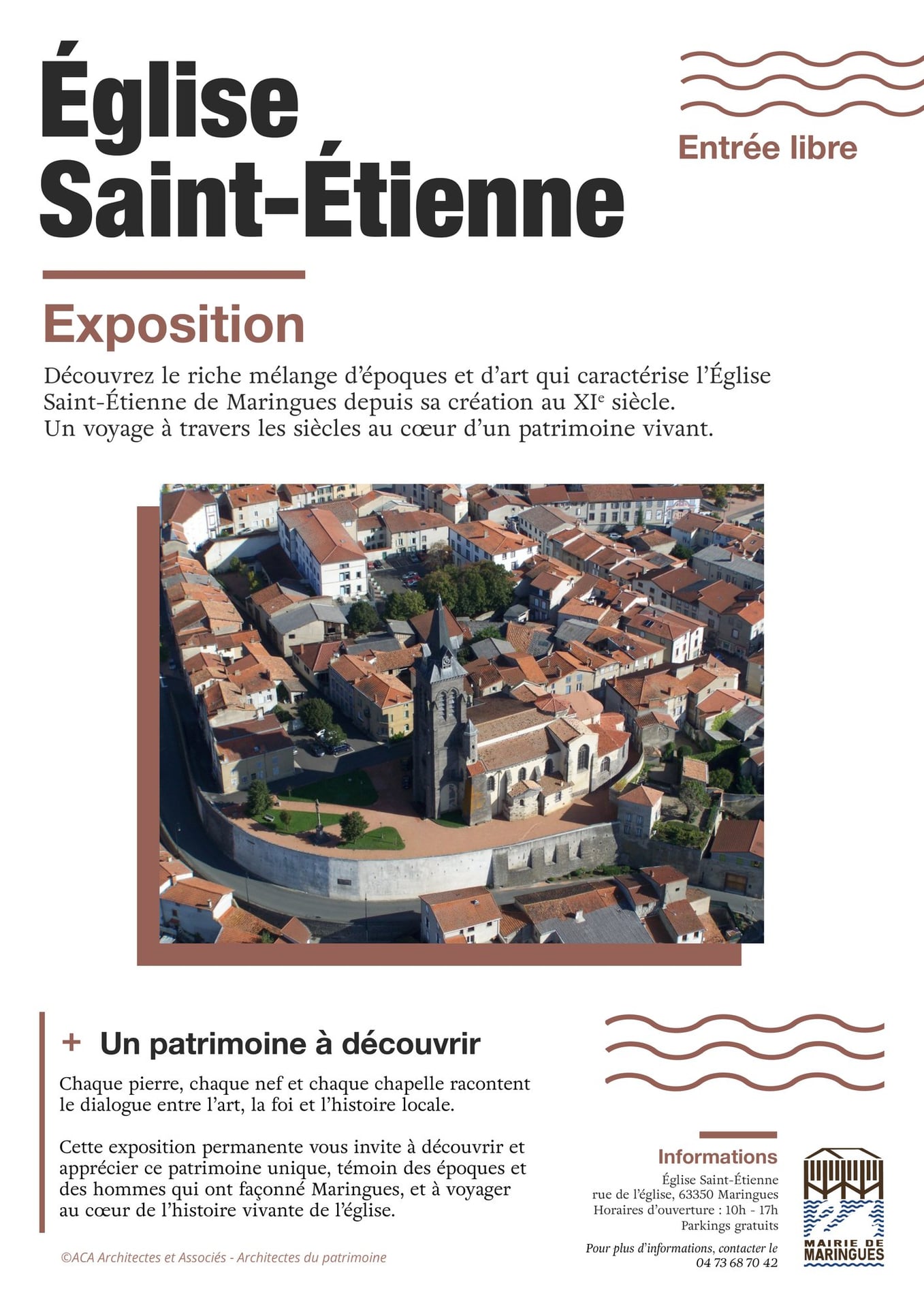 Exposition Église Saint-Étienne, Maringues