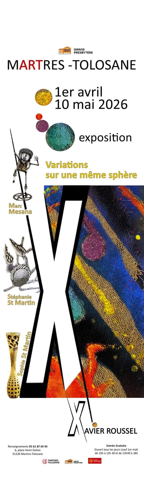 EXPOSITION « VARIATIONS SUR UN MÊME SPHÈRE »