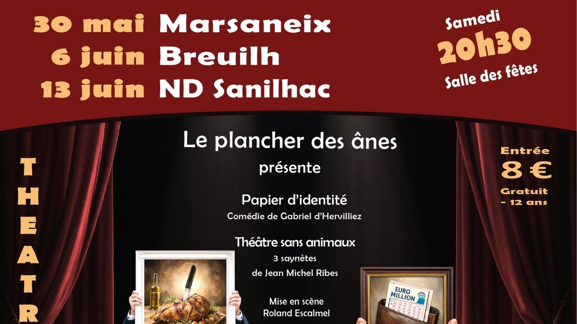 Troupe le planches des ânes