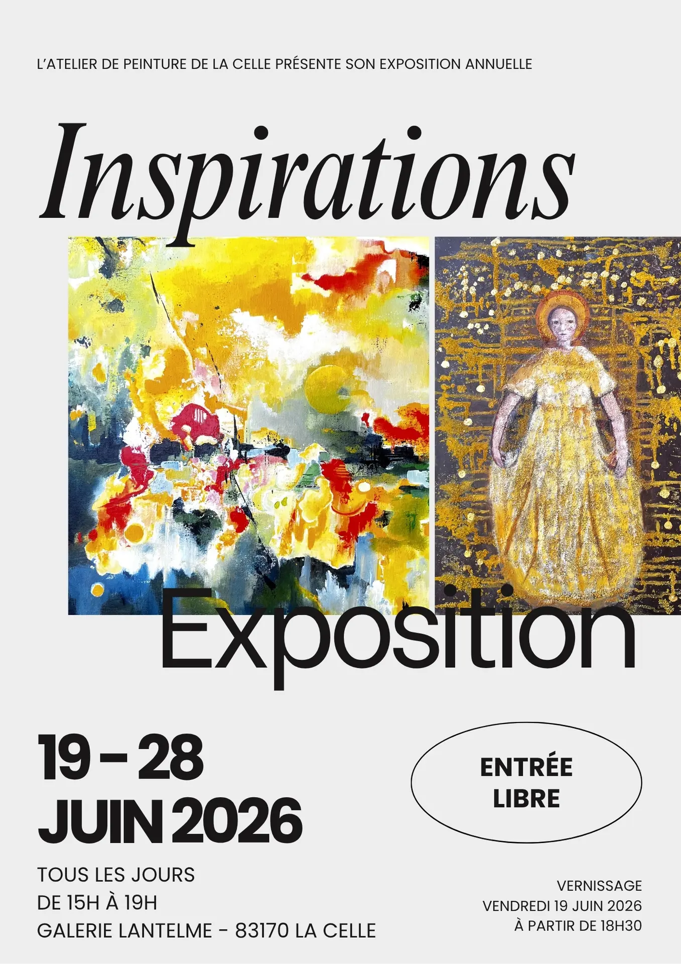 Exposition : inspirations - peintures