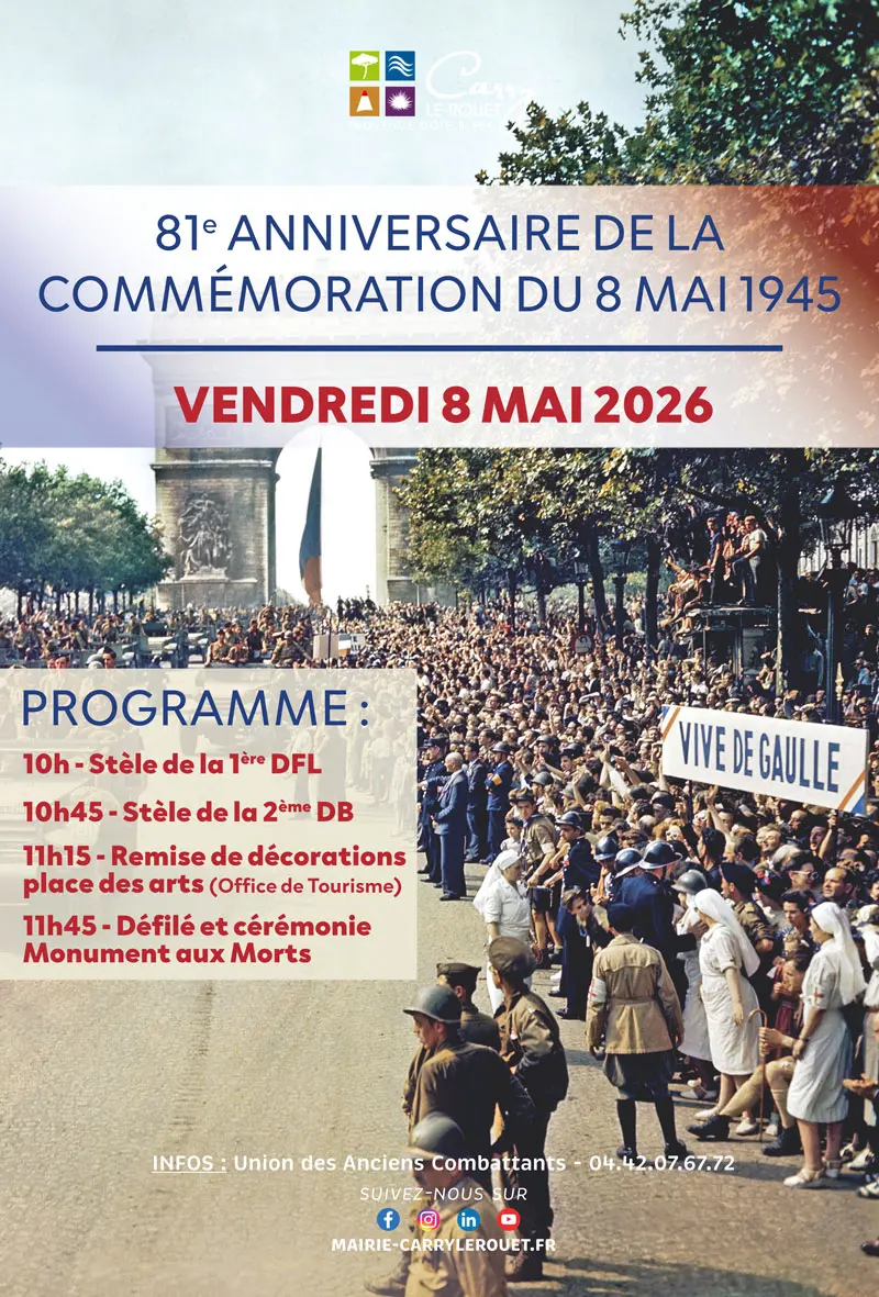 Commémoration de la Victoire du 8 mai 1945