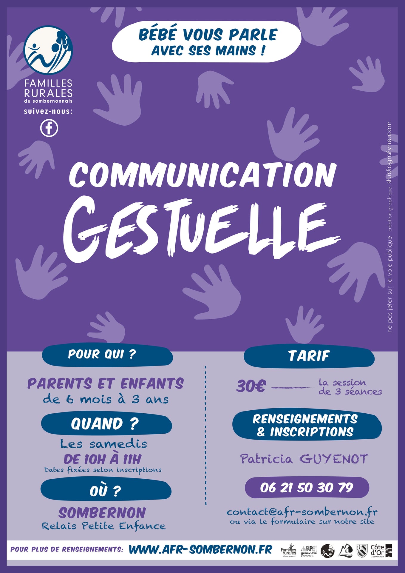 Atelier communication gestuelle associée à la parole pour tout-petits