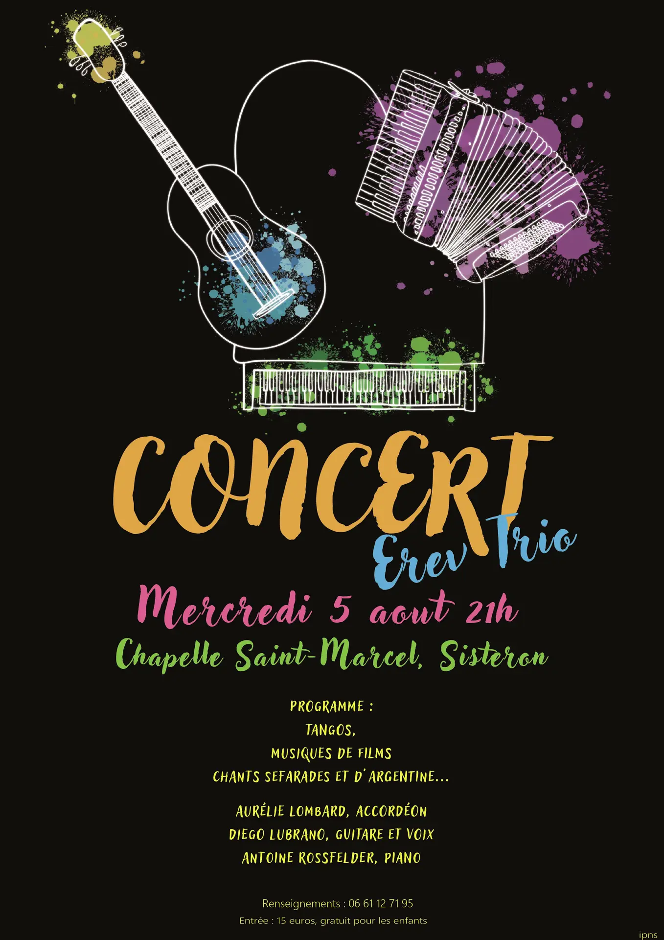 Concert : Erev Trio