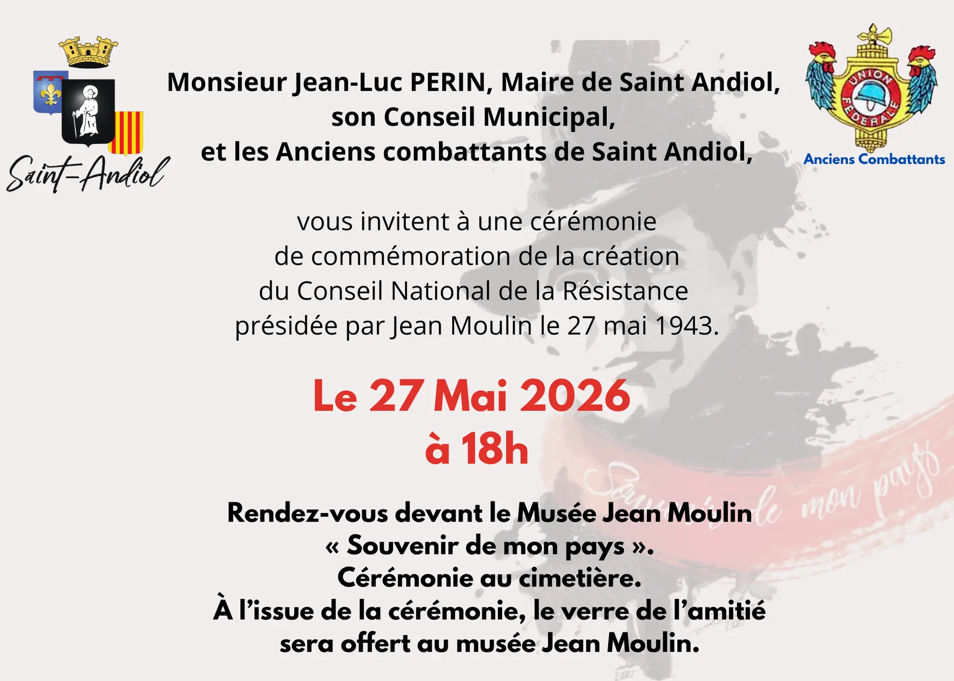 Commémoration du 27 mai 1943