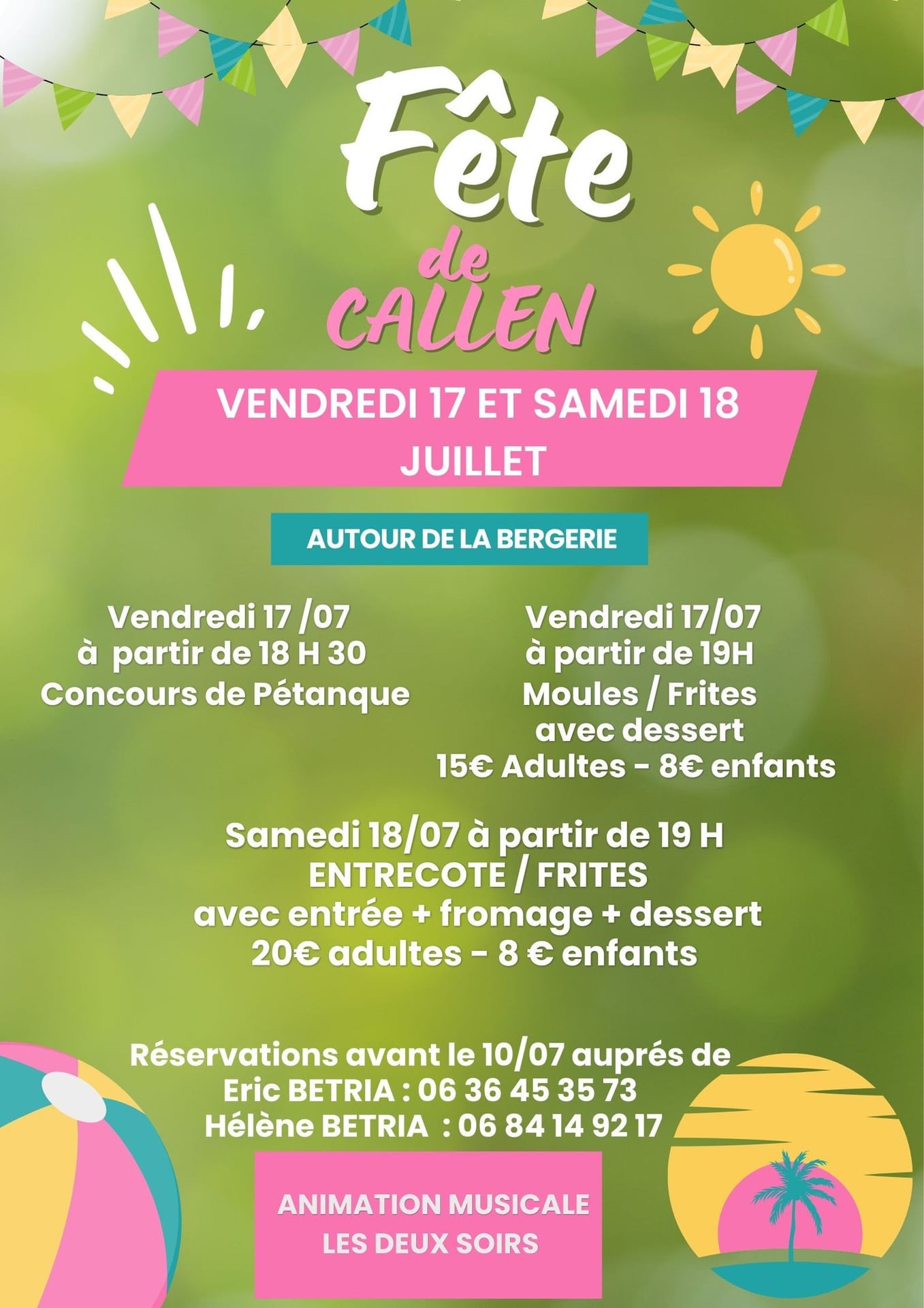 Fêtes de CALLEN