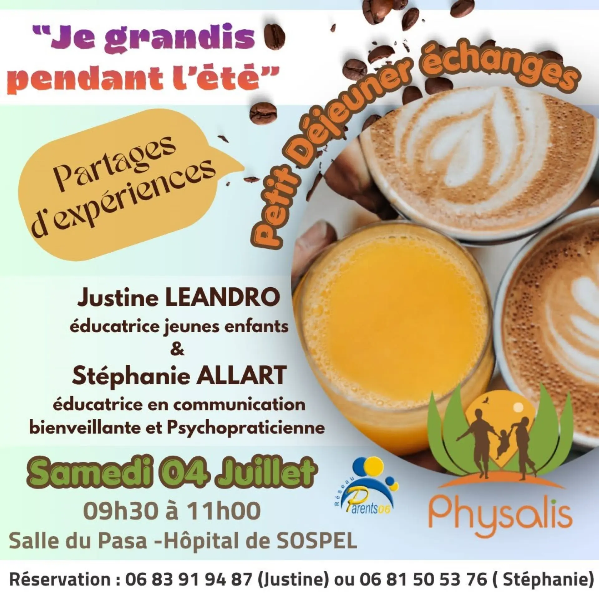 Petit-Déjeuner échanges : "Je grandis pendant l'été"