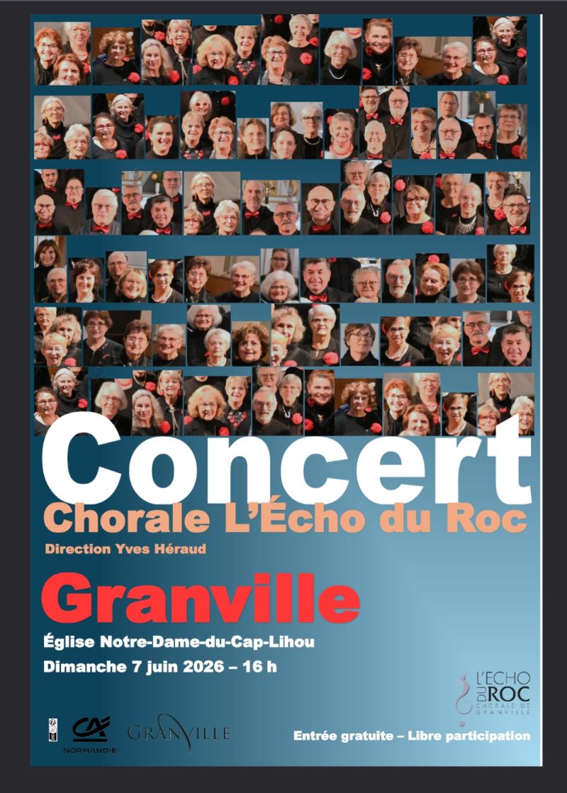 Concert chorale écho du roc de granville