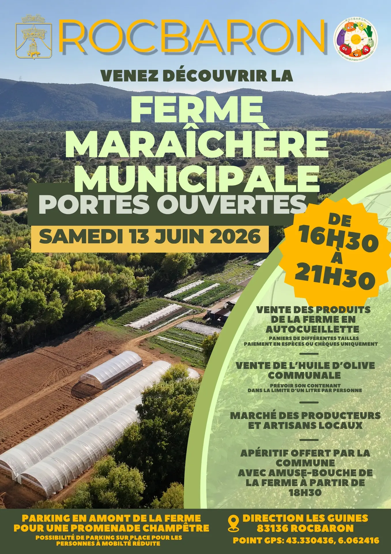 Visite de la ferme maraichère municipale