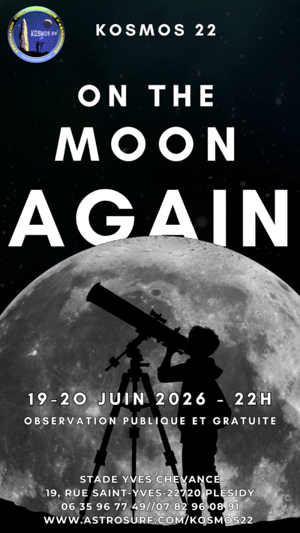 On The Moon Again – Observation de la Lune à Plésidy