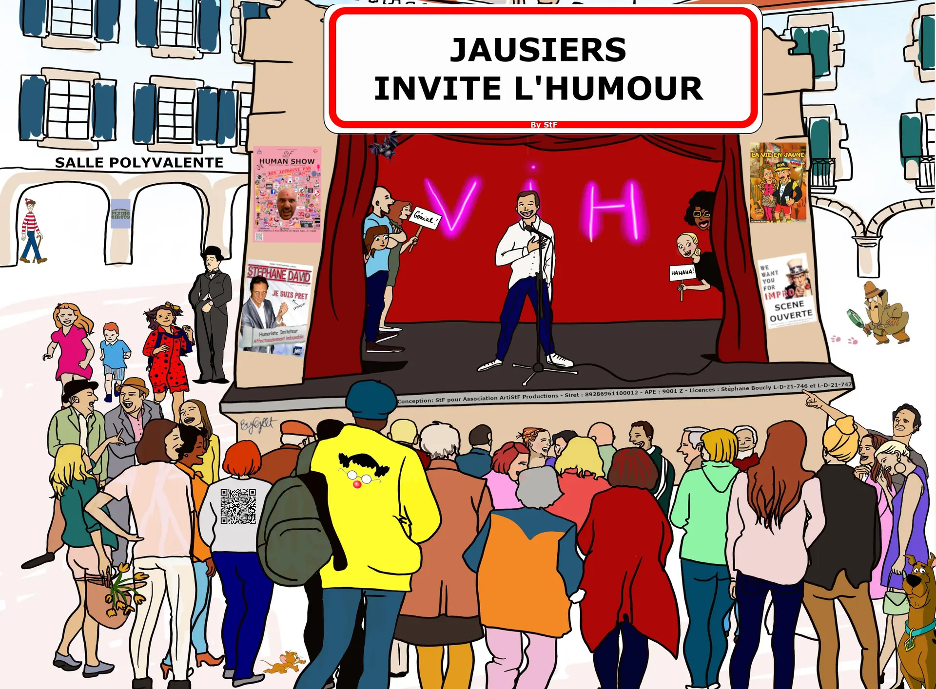 Mon village invite l'humour | Festival d'humour itinérant