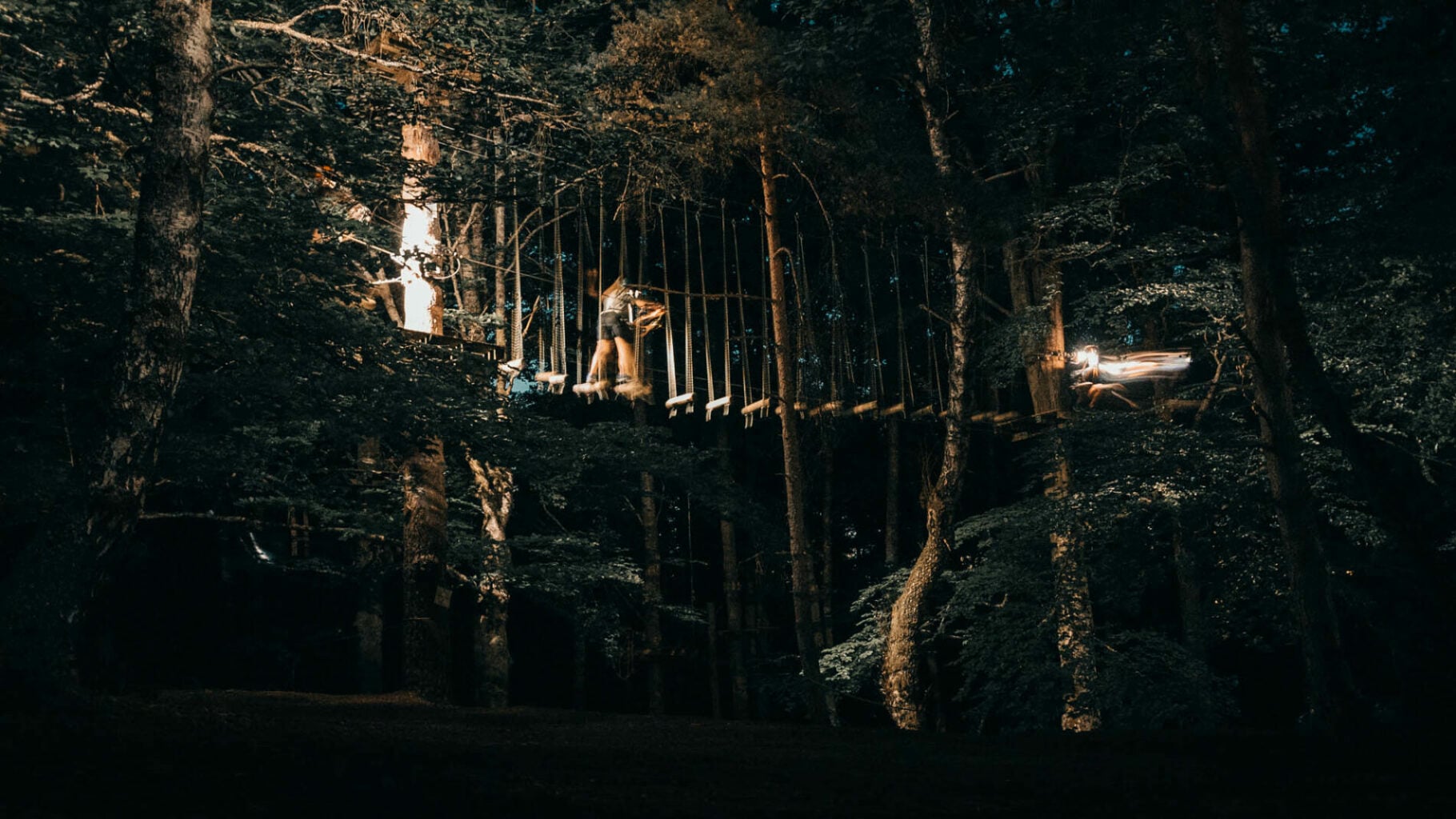 Soirées Accrobranche Nocturne - Etang de la Vallée