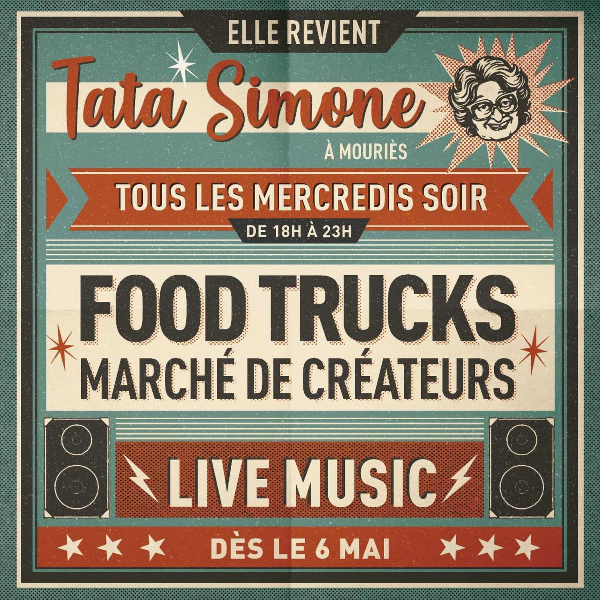 Foodtrucks et Marché de créateurs Chez Tata Simone