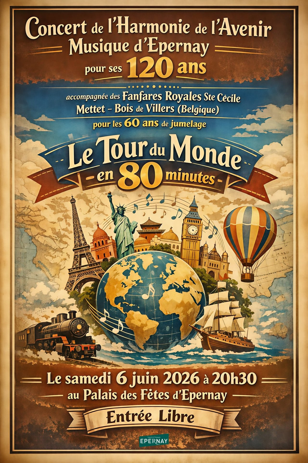 Concert franco belge exceptionnel à Épernay