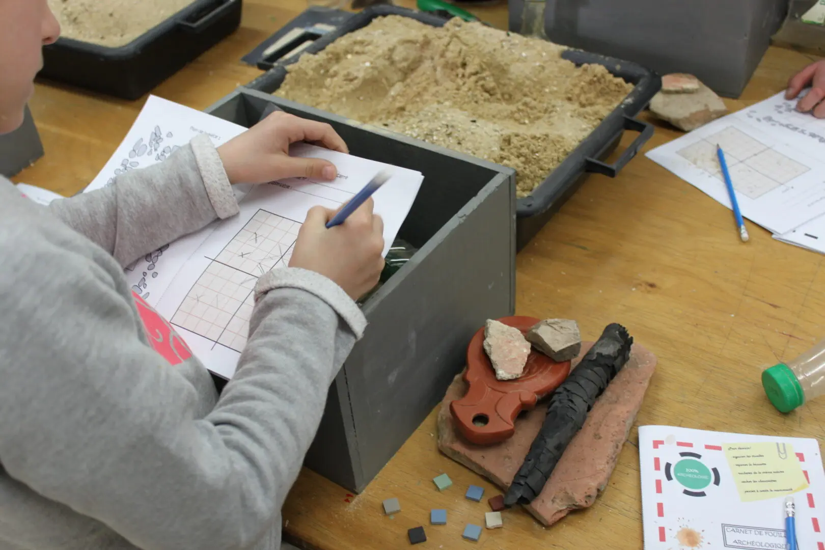 Atelier: fouilles archéologiques