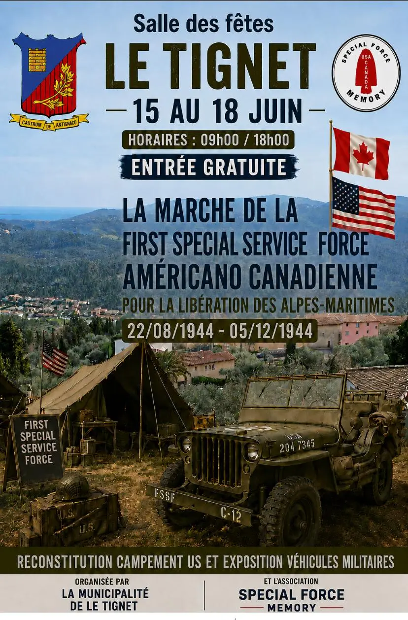 Exposition hommage aux Force Françaises, Américaines et Canadiennes