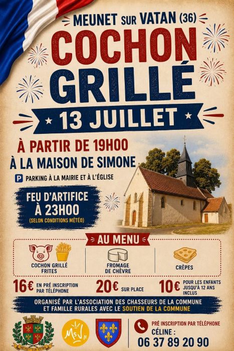 Soirée "cochon grillé"