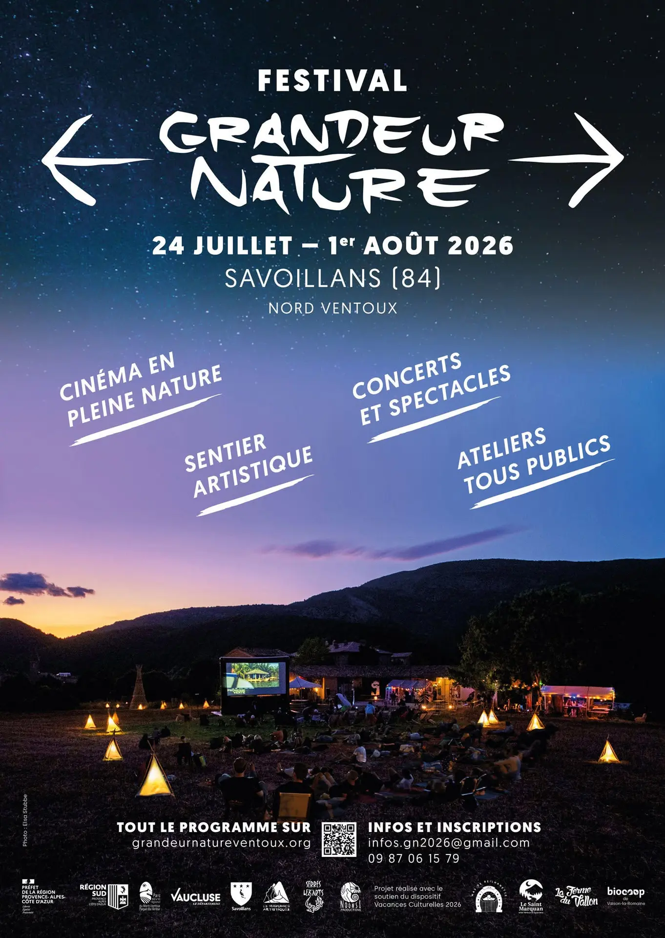 Festival Grandeur Nature - Les rendez-vous du 01 août