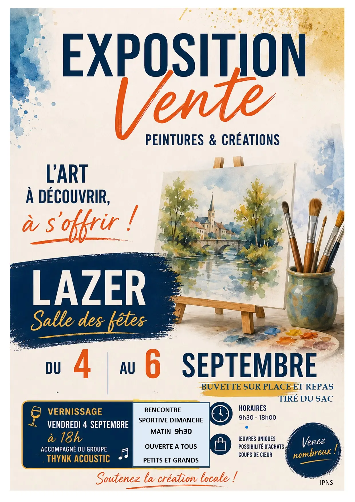 Week-end exposition/vente