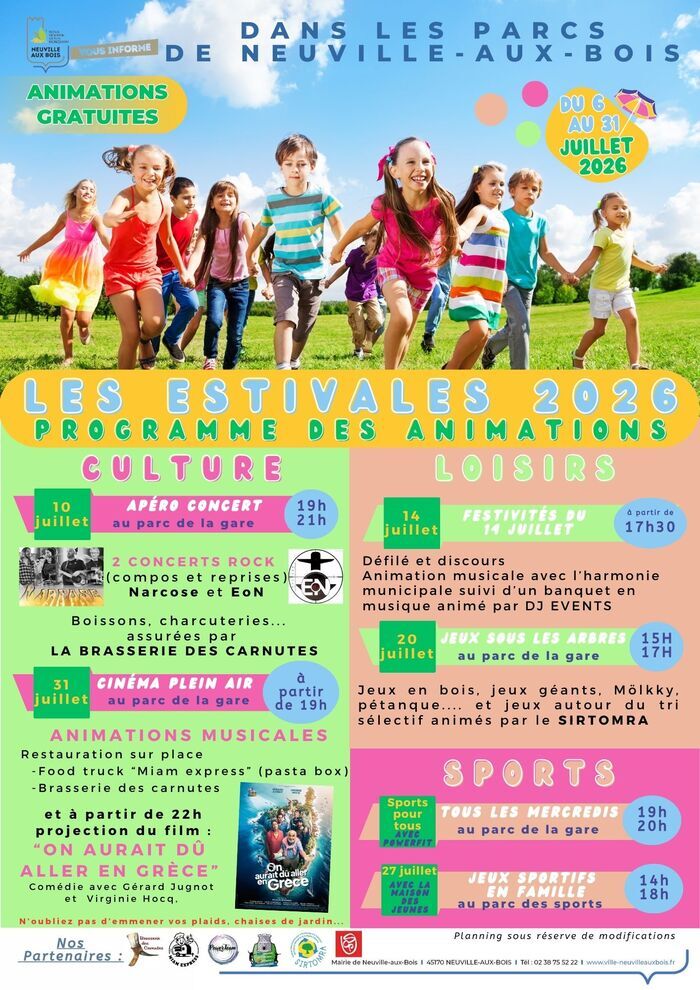 Jeux sportifs en famille - Les estivales