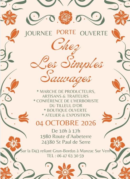 Les simples sauvages, journée porte ouverte