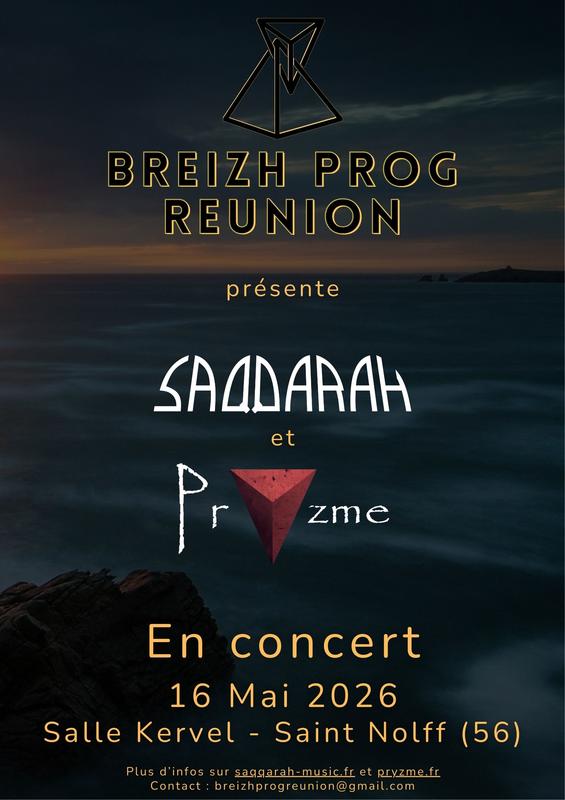 BREIZH PROG REUNION présente PRYZME & SAQQARAH en concert