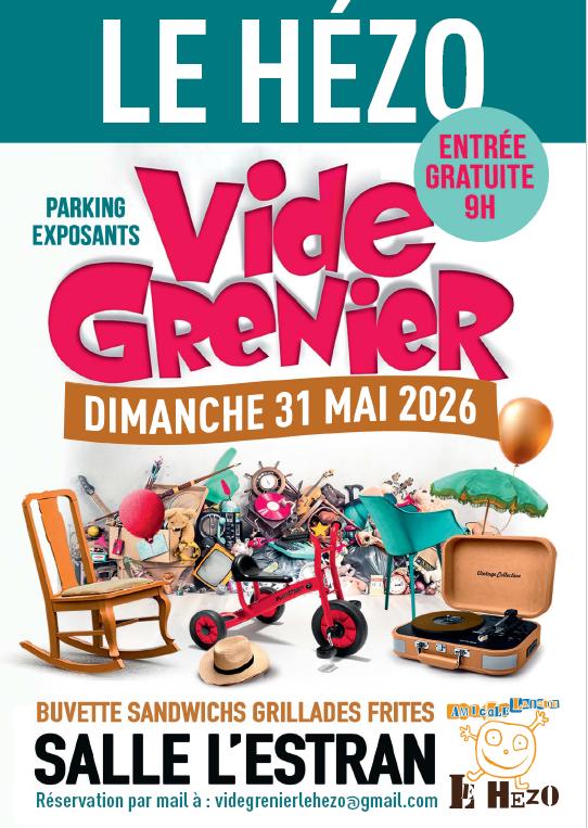Vide grenier de l'école du hézo