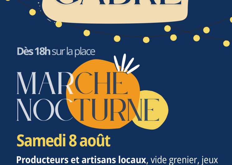 Marché nocturne à Gabre