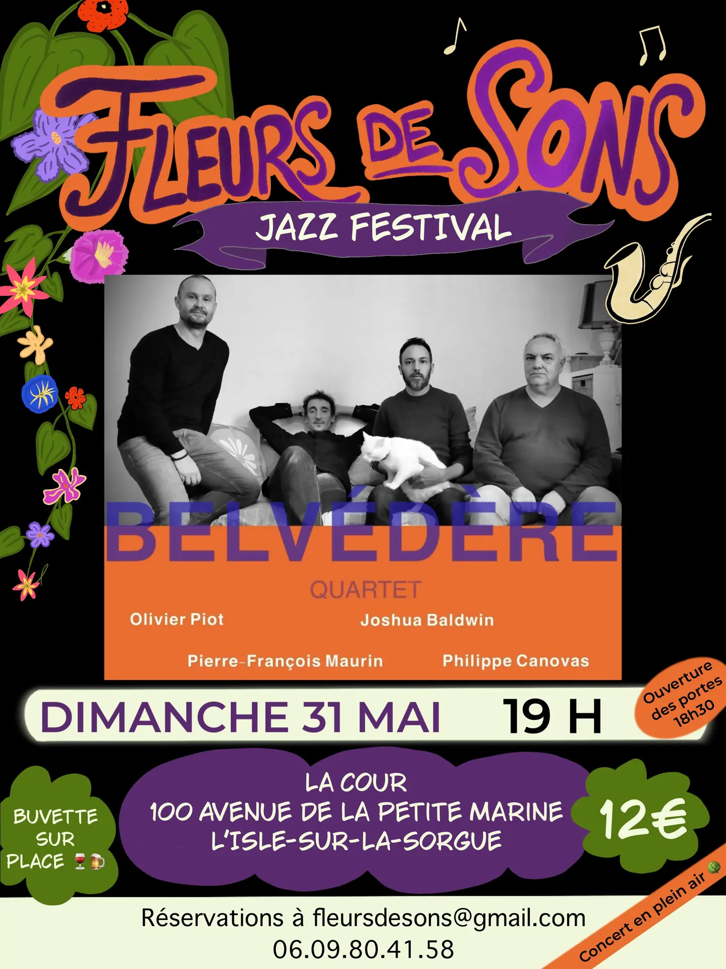 Concert de Jazz - Belvédère 4tet
