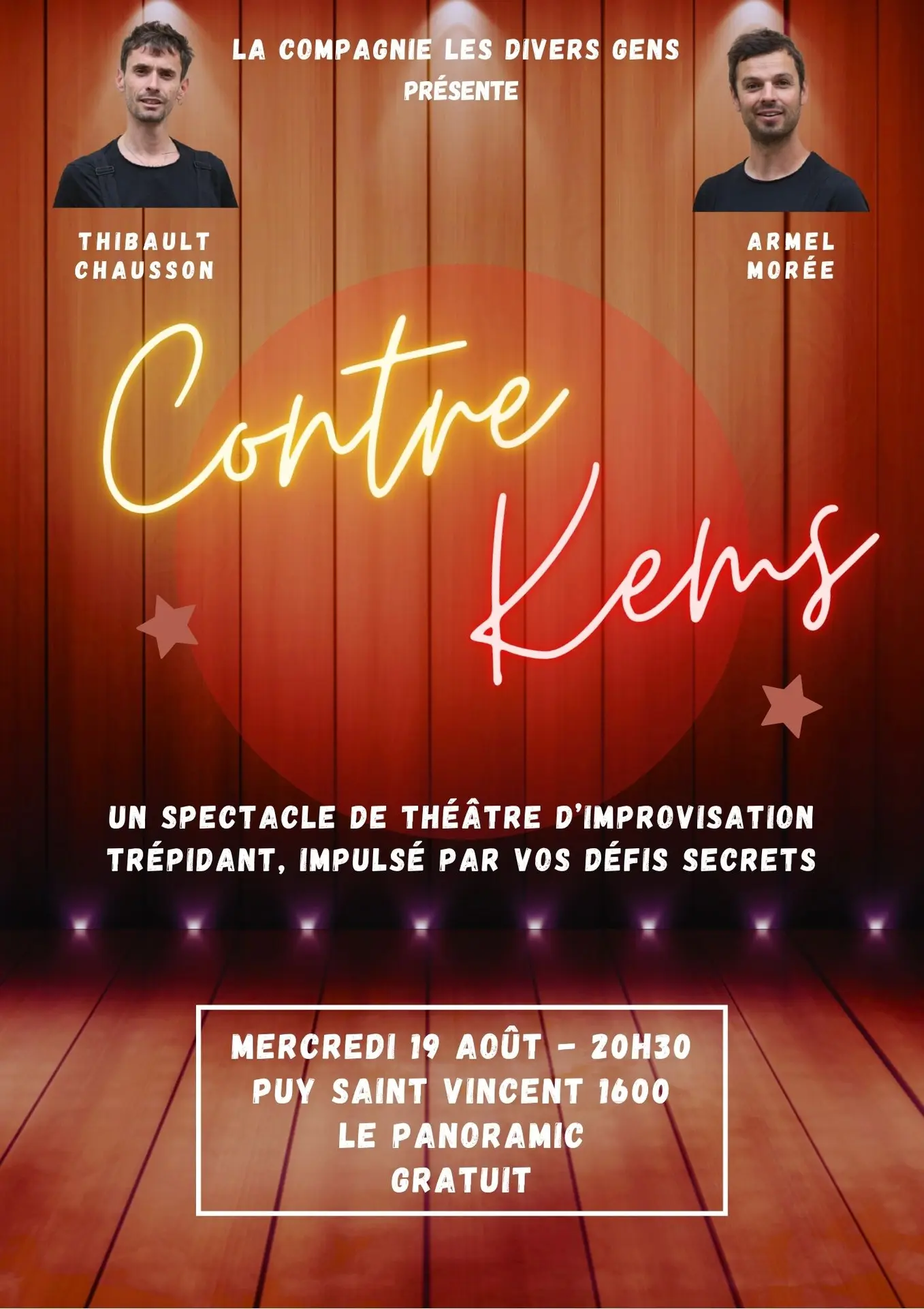Spectacle: Contre Kems par la Cie Les Divers Gens