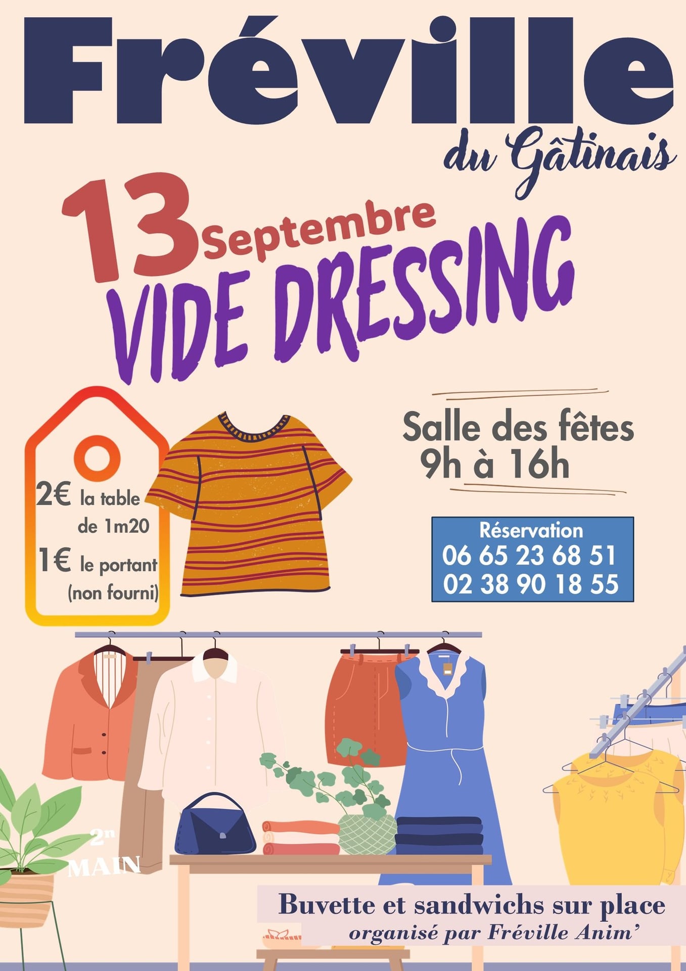 Vide-dressing