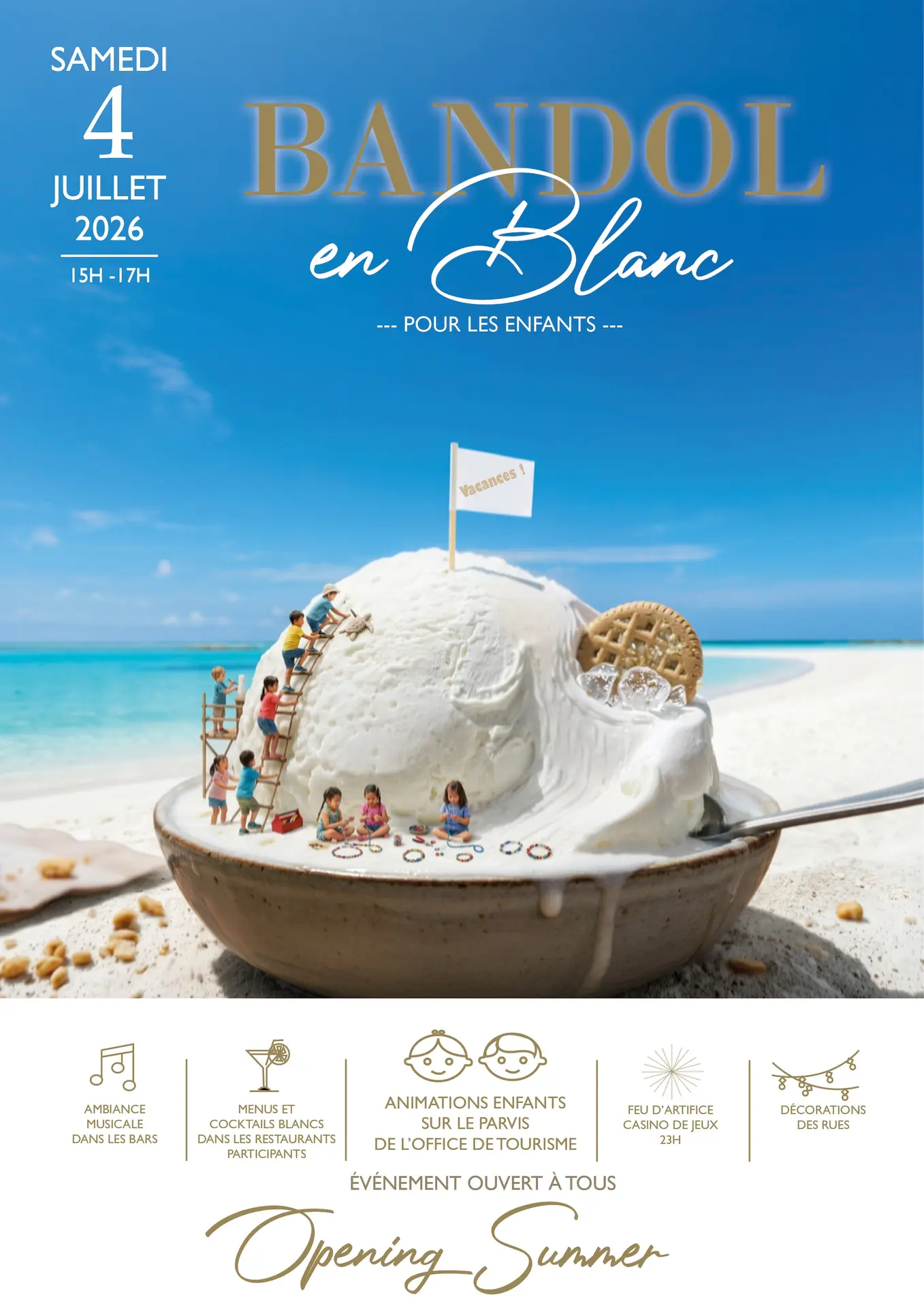 Bandol en blanc - pour les enfants