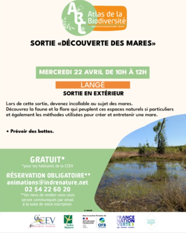 Sortie "Découverte des mares"