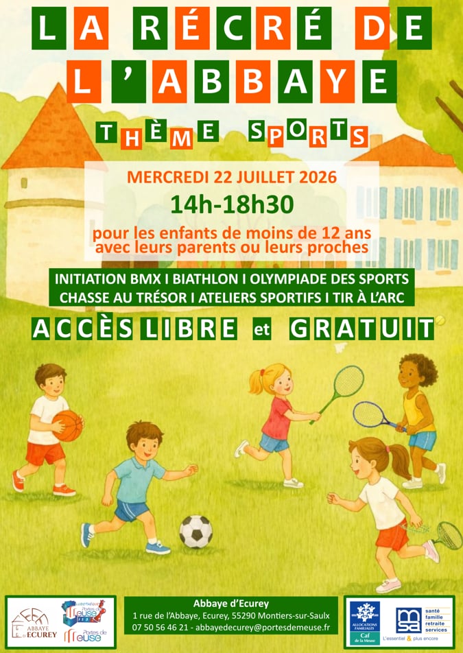 La récré de l'Abbaye - thème Sport