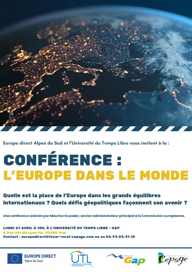 Conférence : l'Europe dans le monde