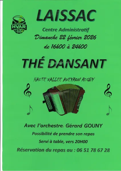 Thé dansant de l'HVAR à Laissac