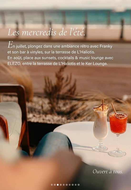 Les mercredis de l’été sur la terrasse de l’Haliotis (restaurant de Roz Marine)