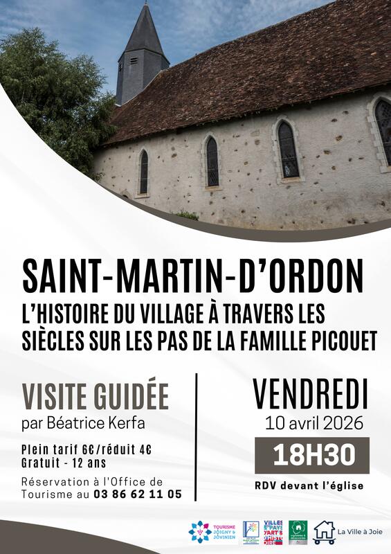 Visites guidées dans le Jovinien - Printemps 2026