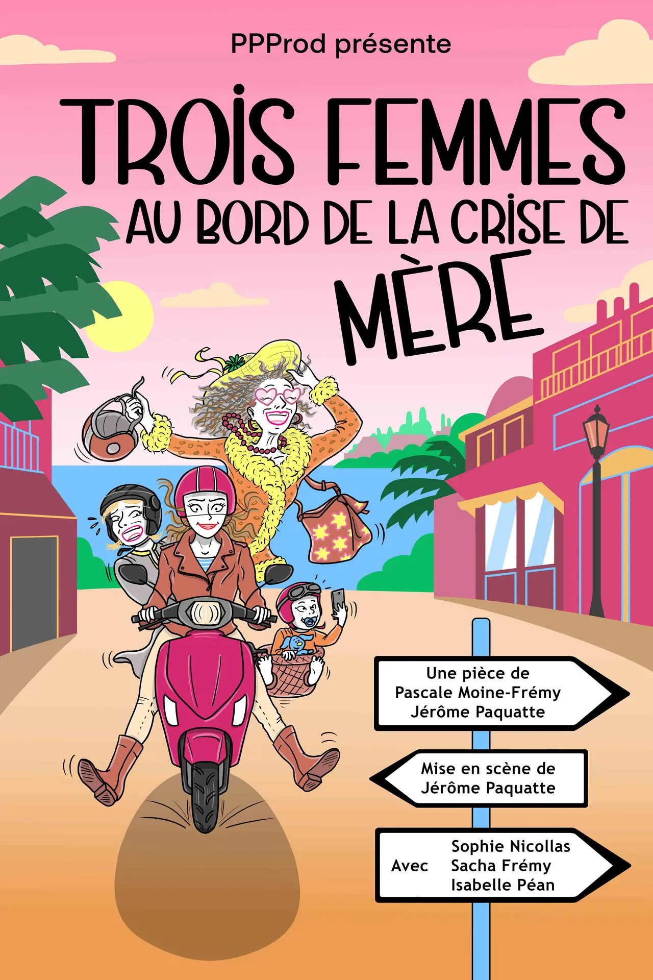 Théâtre - Trois femmes au bord de la crise de mère